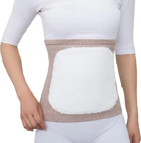 Vista 9 de Calentador de cintura de cachemira unisex para espesar la espalda soporte lumbar Abdomen Protector de riñón