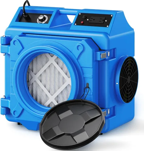 Vista 12 de Depurador de aire con filtración de 3 etapas, máquina de aire HEPA de 550 CFM apilable negativo, limpiador de aire con MERV10, carbono, H13 HEPA