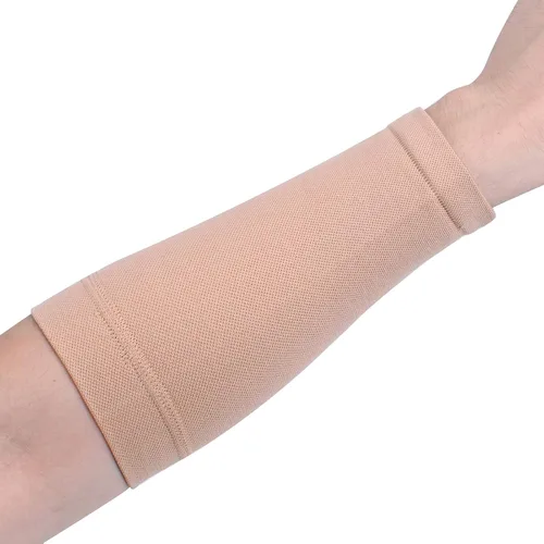 Vista 4 de 1 unids negro/piel color antebrazo tatuaje cubrir bandas de compresión mangas