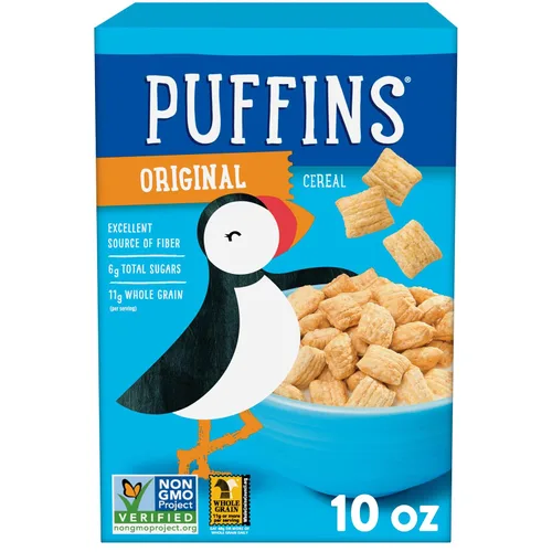 Vista 8 de Barbara's Bakery Puffins, Canela, 10 oz