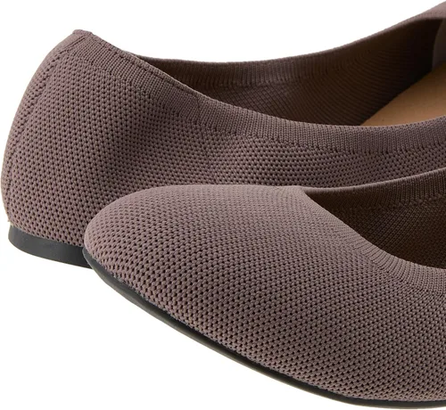 Vista 4 de Tienda Essentials Zapatillas de ballet de punto para mujer
