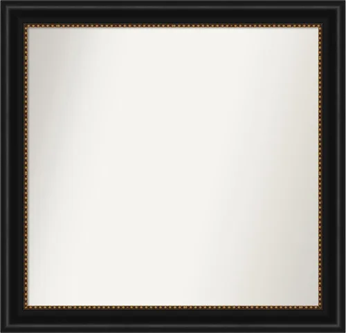 Vista 294 de Amanti Art Espejo personalizado, gran espejo de baño estrecho, espejo de pared o espejo de tocador de baño sobre el fregadero (24 x 24 pulgadas)
