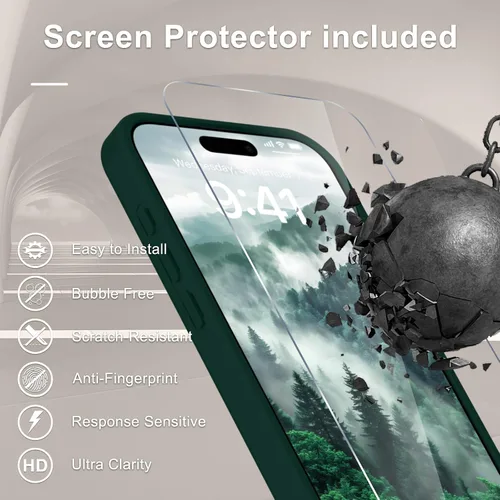 Vista 589 de Funda para Google Pixel 10 Pro XL, cubierta magnética mate, color negro Fit for MagSafe, Screen Protector included, Shockproof Military Grade