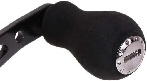 Vista 6 de TEAMWILL Negro EVA Power Pesca carrete mango agarre para Abu Garcia Daiwa Baitcasting carrete