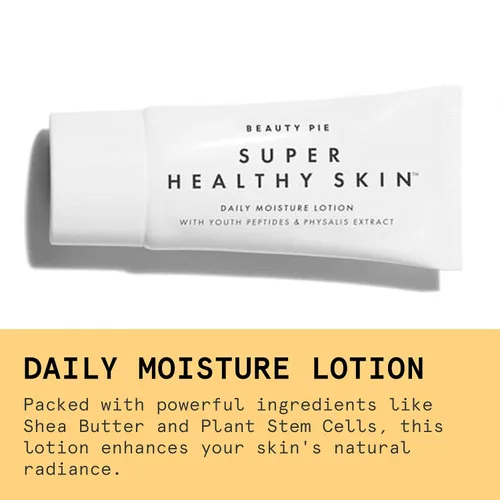 Vista 7 de Beauty Pie Super Healthy Skin Daily Moisture Lotion, 6.8 fl oz (6.7 fl oz) – Crema hidratante ligera y sin fragancia con ácido hialurónico, péptidos