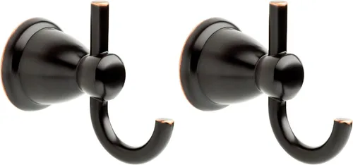 Vista 6 de Franklin Brass Kinla KIN35-PC-1 - Gancho para toallas, cromo pulido, accesorios de baño, paquete de 2 2-Cromo pulido