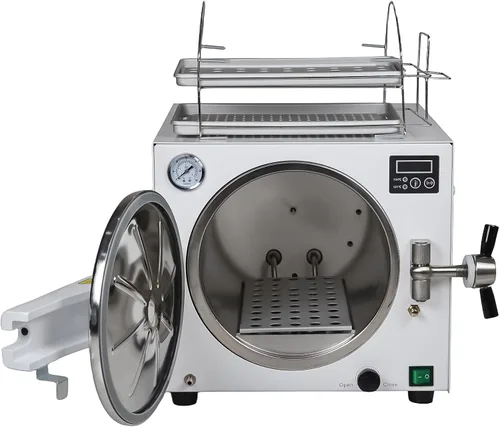 Vista 5 de Equipo de laboratorio de autoclave de vapor de alta presión 18L