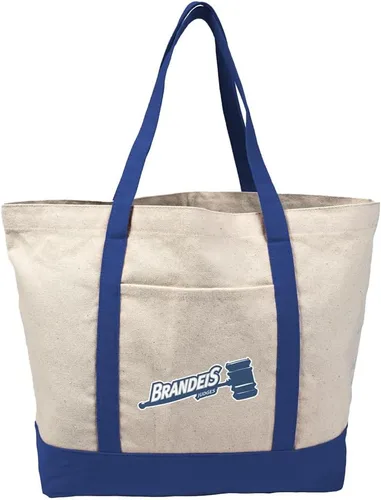 Vista 85 de Campus Lab Bolsa de lona con logotipo primario colegiado con bolsillo externo, bolsa de hombro reutilizable para ir de compras, playa Águilas A&m