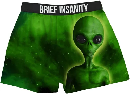 Vista 3 de BRIEF INSANITY Funny & Comfy Boxer Shorts and Pajama Pants for Men & Women Novelty Graphic Underwear & Loungewear
