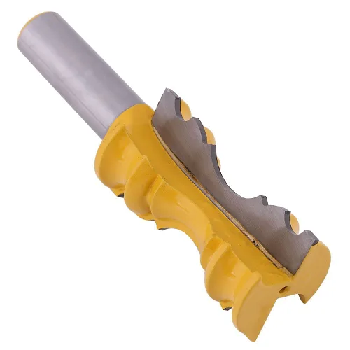 Vista 9 de Broca de fresadora de corona, broca de fresado de 1/2 pulgada, riel de silla para herramienta de carpintería