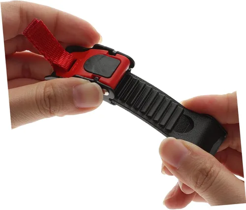 Vista 8 de Zerodeko 4pcs Button Buckle: Motorcycle Quick Release Buckle Strap Locks - Chin Strap Button Locking Mechanism