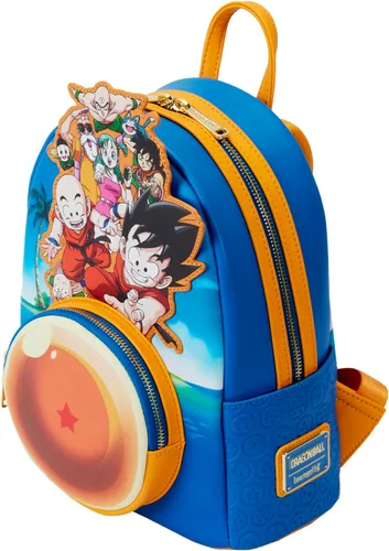 Vista 3 de Loungefly Mini mochila Dragon Ball 35 aniversario, exclusiva de Tienda