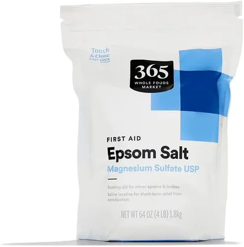 Vista 9 de 365 by Whole Foods Market, Sal de Epsom de primeros auxilios, sulfato de magnesio USP, 96 onzas