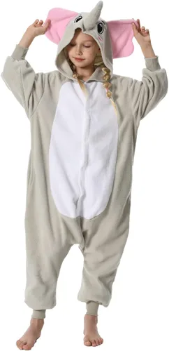 Vista 3 de GONAAP Unisex Animal Onesie Pajamas Kids One Piece Cosplay Outfits Costumes For Girls Costumes
