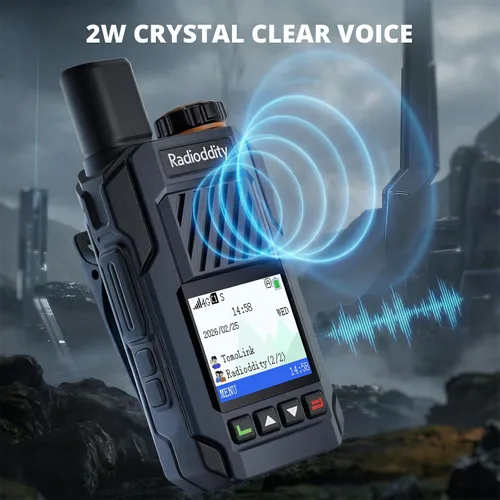 Vista 7 de Radioddity TomoLink PoC Radio, 4G LTE Walkie Talkies de largo alcance