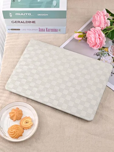 Vista 4 de Seorsok - Funda compatible con MacBook Air de 13 pulgadas 2022 2021 2020 2019 2018 versión A1932 A2179 M1 A2337 Touch ID, elegante carcasa rígida