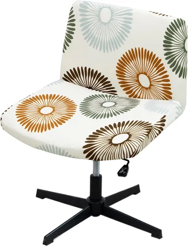 Vista 16 de MINGPINHUIUS Funda para silla ajustable sin brazos: moderna sin brazos, funda para silla de tocador con tiras cruzadas, fundas protectoras