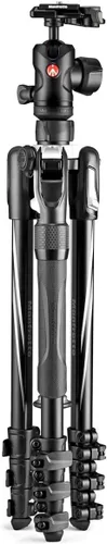 Vista 2 de Manfrotto MKBFRLA4B-BHM Befree Advanced 2N1 - Trípode de viaje con monopie, cerradura de palanca, bolsa de trípode, placa y cabeza esférica incluida