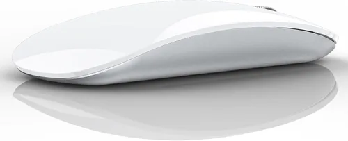 Vista 15 de TENMOS M18 Mouse Bluetooth, mouse inalámbrico recargable USB C, mouse silencioso de triple modo (Bluetooth dual+USB) para computadora, portátil