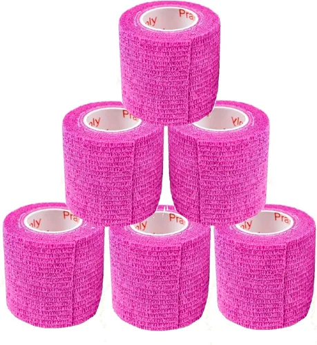 Vista 22 de Cinta adhesiva para veterinarios (negro) (paquete de 2) (2 pulgadas x 15 pies), autoadhesiva, adherente, cohesiva, flexible, autoadhesiva, rollo