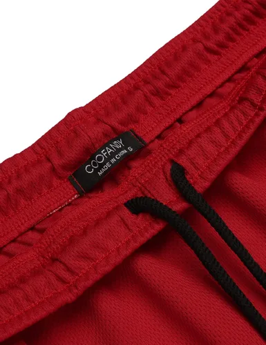 Vista 8 de COOFANDY Paquete de 3 pantalones cortos de entrenamiento para hombre, pantalones cortos deportivos de malla, ligeros, para culturismo, con bolsillos