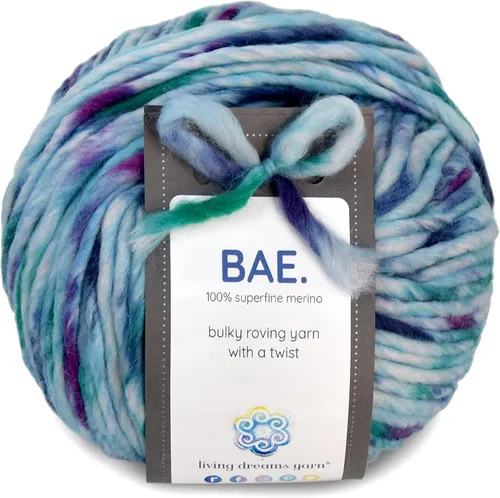Vista 13 de BAE by Living Dreams - Ovillo de lana tierno, fuerte y súper suave para los tejidos de invierno junto a la piel. Hilo de lana merino 100% extrafino
