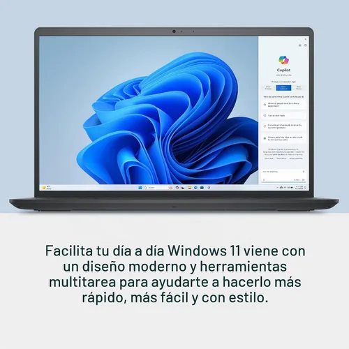 Vista 6 de Dell 15.6 Laptop, FHD, Intel Core 3 100U, 8GB RAM, Windows 11 Home