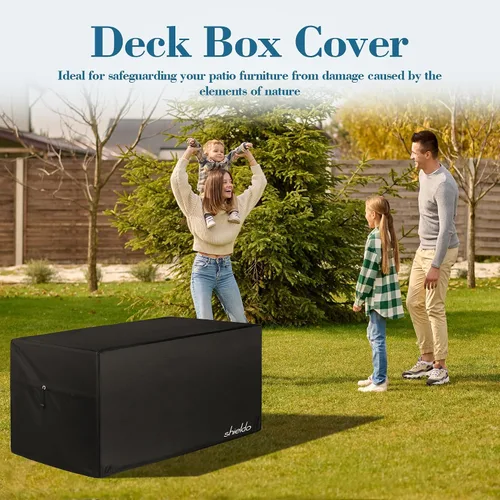 Vista 5 de Cubierta para Caja de Cubierta - Poliéster Oxford 600D Extra Resistente, Cubierta para Caja de Cubierta 100% Impermeable 52" L x 26.7" A x 26.7" Al