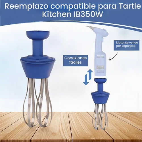 Vista 3 de TK - Accesorio de batidor de inmersión para licuadora, compatible con modelos de 220 W y 350 W