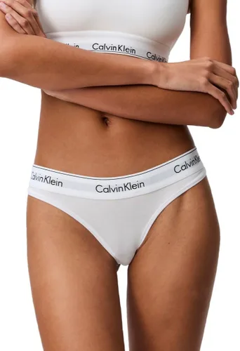 Vista 19 de Calvin Klein Calzones estilo tanga de algodón modernas para mujer Negro