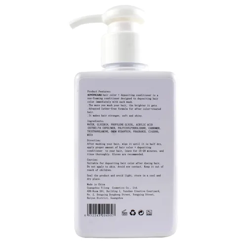 Vista 9 de SOVONCARE Acondicionador Depósito de Color para el Cabello, Tinte Semi-Permanente Negro para Cabello Teñido, 5.28 OZ, Resultados Vibrantes en 10