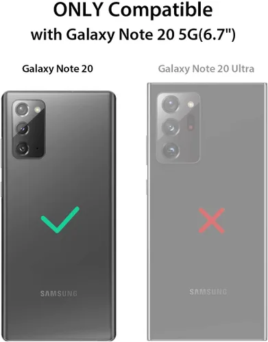 Vista 7 de AICase Funda para Galaxy Note 20, protección contra caídas de cuerpo completo, resistente, a prueba de golpes, caídas y polvo, 3 capas, funda