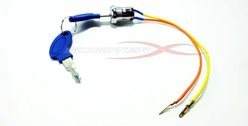 Vista 5 de Interruptor de encendido de 2 cables con 2 teclas, se adapta a muchos scooters de gas y eléctrico, Go Kart y bicicletas de bolsillo [1101]