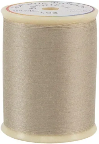 Vista 30 de Superior Threads - Tan Fine! #50#411 Negro Carrete de 550 yardas