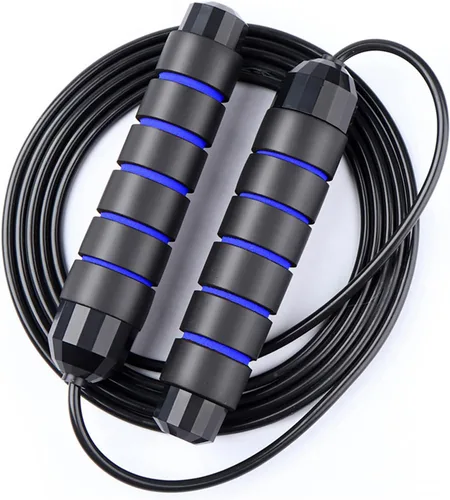 Vista 12 de Redify Cuerda de saltar, cuerdas de saltar para fitness, para mujeres, hombres y niños, cuerda de salto de velocidad para entrenamiento