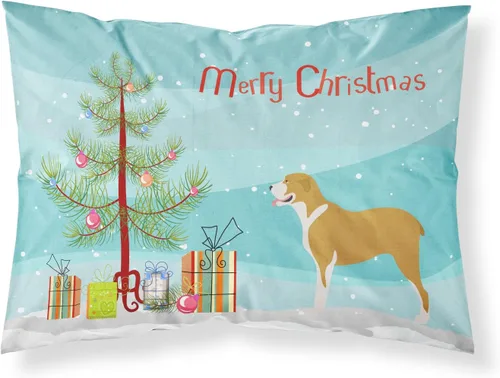 Vista 127 de Caroline's Treasures BB8334PILLOWCASE AIDI Atlas Mountain Dog - Funda de almohada estándar, color azul, ligera, súper suave, de fácil cuidado