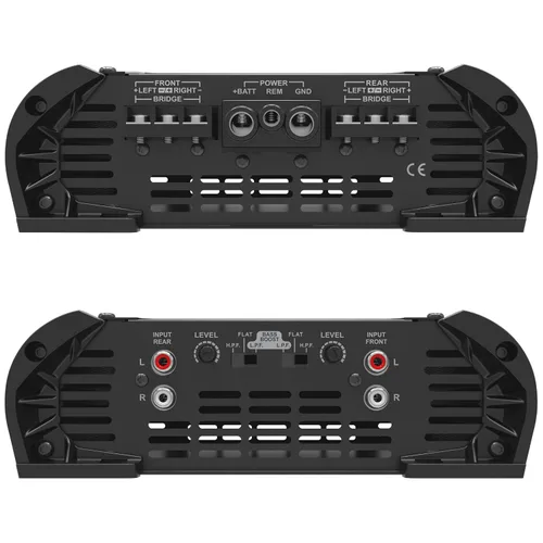 Vista 5 de Stetsom HL 1200.4 2 ohmios estéreo multicanal amplificador de audio para coche, HL1200.4 1.2K vatios RMS, 4 canales, 2Ω estable de rango completo HD