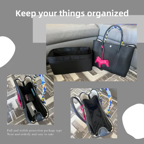 Vista 8 de DGAZ Organizador de bolso sedoso, organizador de bolsos de lujo y bolso de mano, organizador de bolsas Simplicity para fiestas de jardín 3036 bolsas