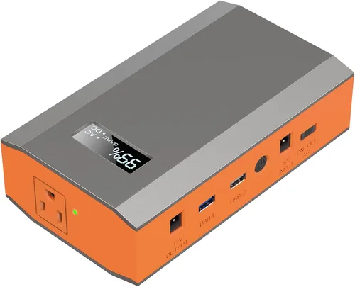Vista 12 de Batería portátil ZeroKor con toma de corriente alterna, paquete de batería externa de 65W 110V 24000mAh, cargador portátil para laptop, fuente