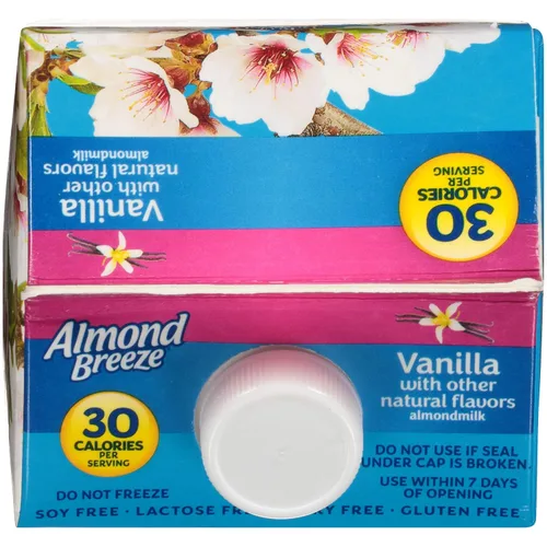 Vista 13 de BLUE DIAMOND Leche de almendra de vainilla sin azúcar, 0.5 GL