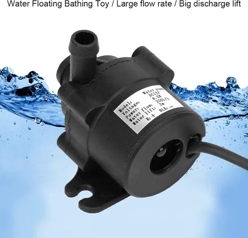 Vista 9 de Micro plástico, tuercas y arandelas del acero inoxidable M6 bomba sumergible sin escobillas de 12 voltios Wasserpumpe Dc 12V