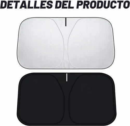 Vista 7 de D-Lumina - Parasol plegable para parabrisas para Chevy Silverado 1500 de 1999-2006, accesorios para camioneta de cabina extendida, parasol