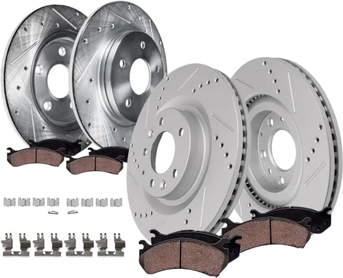 Vista 20 de Detroit Axle - Pastillas de freno para Dodge Ram 2500 3500 2003-2008, Ram 4000 2005-2008, 2004 2006 2007 Pastillas de freno de cerámica delanteras