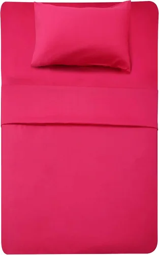 Vista 22 de Juego de sábanas de diseño estampado clásico - Juegos de sábanas con bolsillo profundo ultra suave y transpirable., Microfibra, Celeste (Baby Blue)