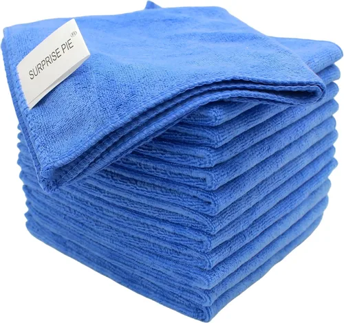 Vista 14 de Paños de limpieza de microfibra de alta calidad, ultra absorbentes, sin pelusas, para cocina, vidrio, cuidado del automóvil, acero inoxidable