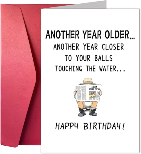 Vista 7 de Divertida tarjeta de felicitación de cumpleaños de diseño único, divertida tarjeta de felicitación para hermanas, madres, amigas, para expresar tus