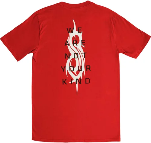 Vista 2 de Slipknot WANYK (Back Print) (Import) Slim Fit T-shirt Medium Rojo, Rojo