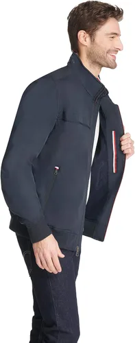 Vista 4 de Tommy Hilfiger Chaqueta bomber de memoria sintética de rendimiento para hombre