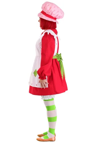 Vista 3 de Disfraz Retro de Talla Plus para Mujer de Strawberry Shortcake Multicolor
