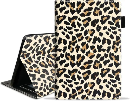 Vista 15 de Funda para tableta Amazon Kindle Fire 7 (pantalla de 7 pulgadas, 12ª generación, versión 2022), funda de piel sintética prémium con función
